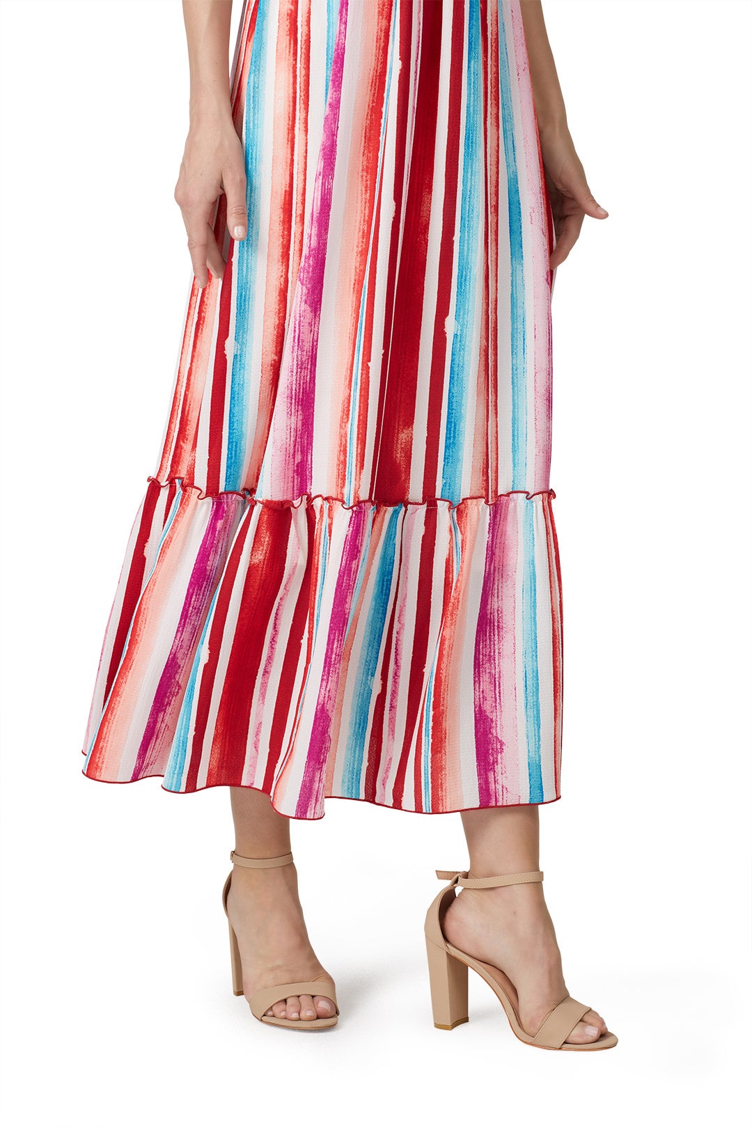 Striped Halter Maxi  by Slate & Willow 1