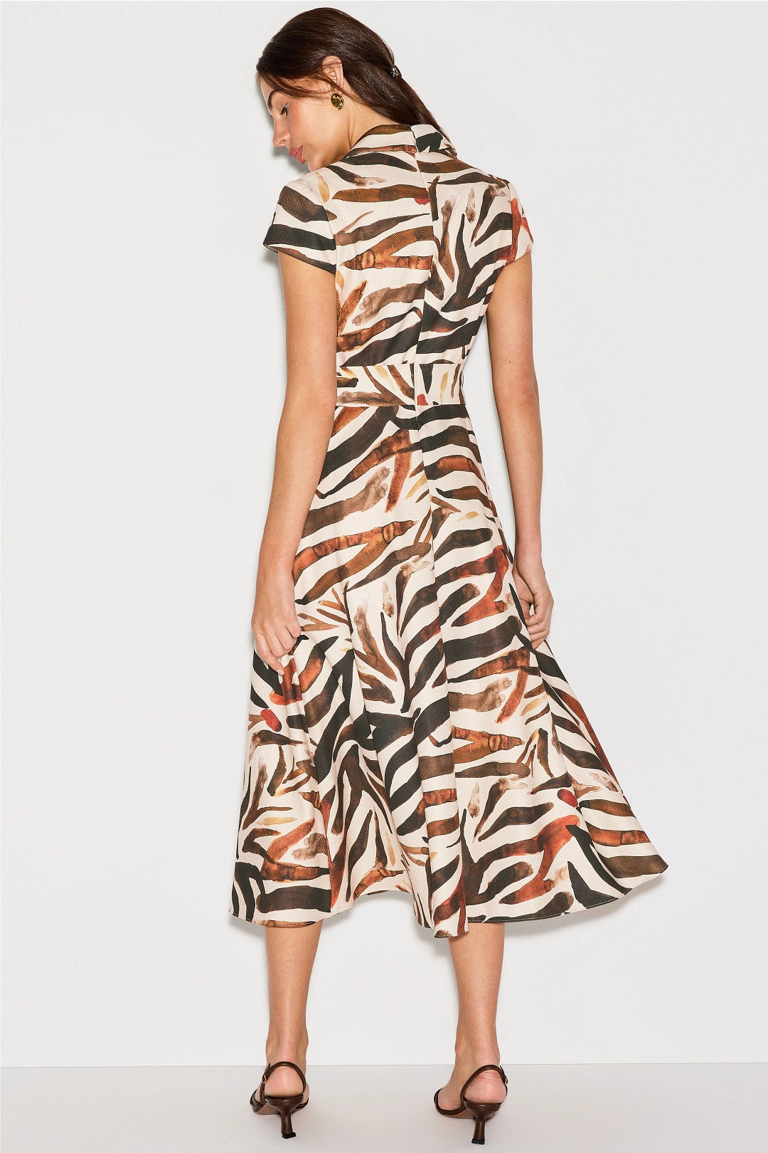 Fit and Flare Midi Dress by Badgley Mischka 2