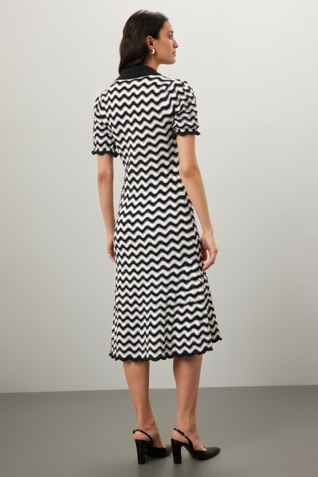 Wavy Stripe Knit Dress by Derek Lam 10 Crosby x RTR | Rent the Runway