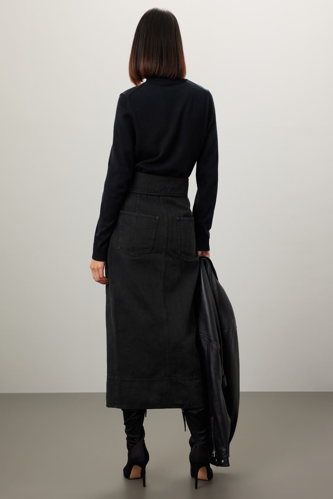 Button Front Midi Skirt by Moschino Jeans | Rent the Runway