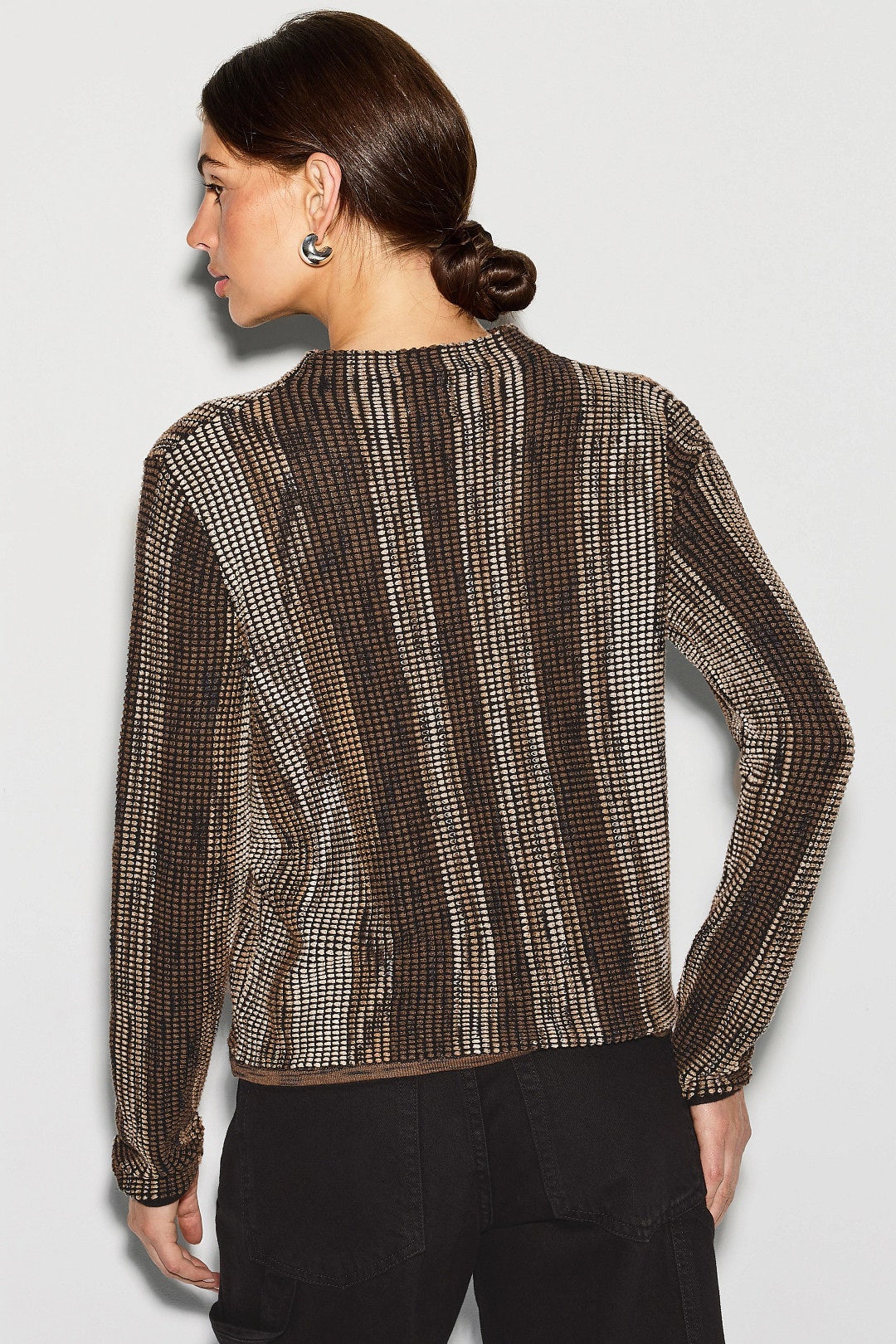 Ombre Pixel Knit Sweater by NIC + ZOE 2