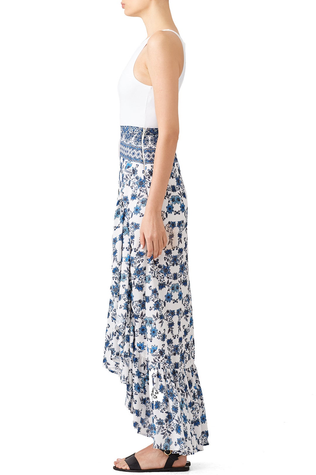Floral Salsa Maxi Skirt by Show Me Your Mumu 1
