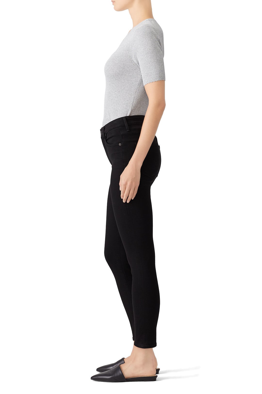 Black Rocket Crop Jeans by Citizens of Humanity 1