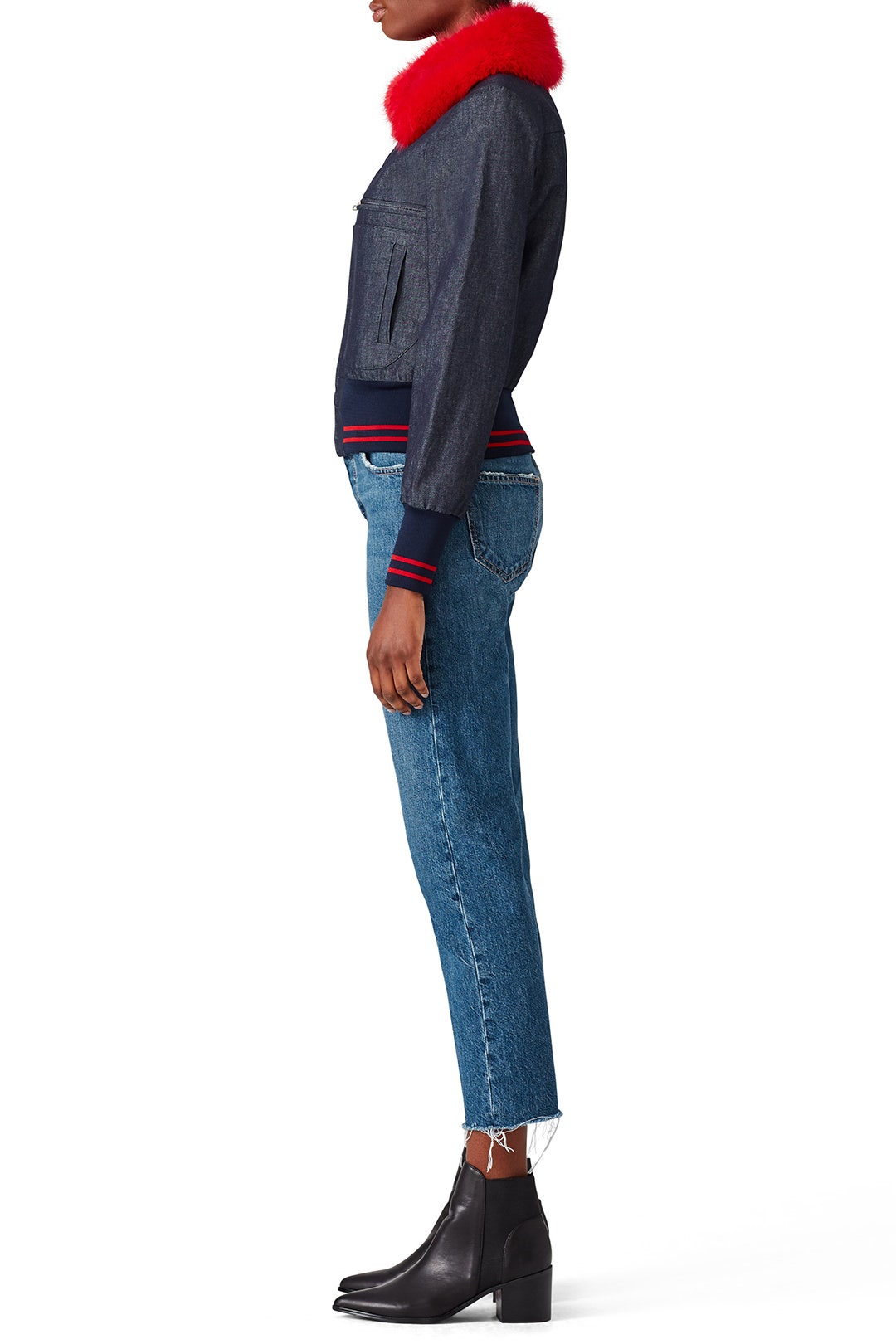 Dark Denim Bomber by Harvey Faircloth 2