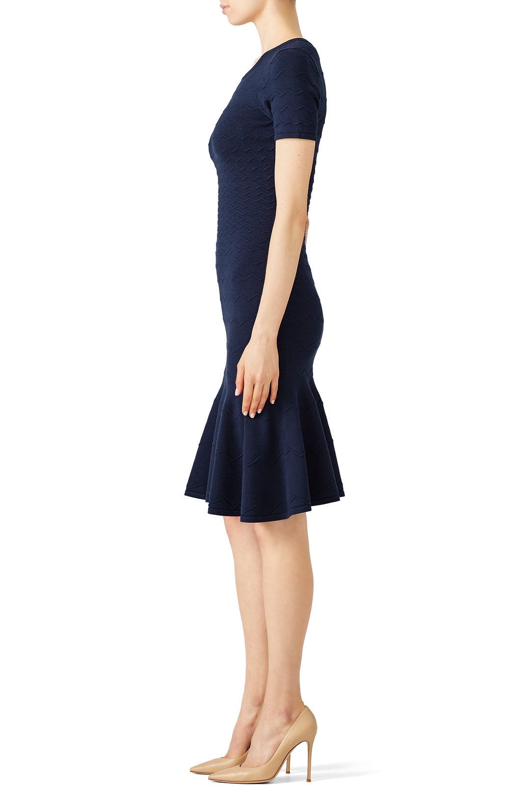 Chevron Mermaid Dress by Milly 2