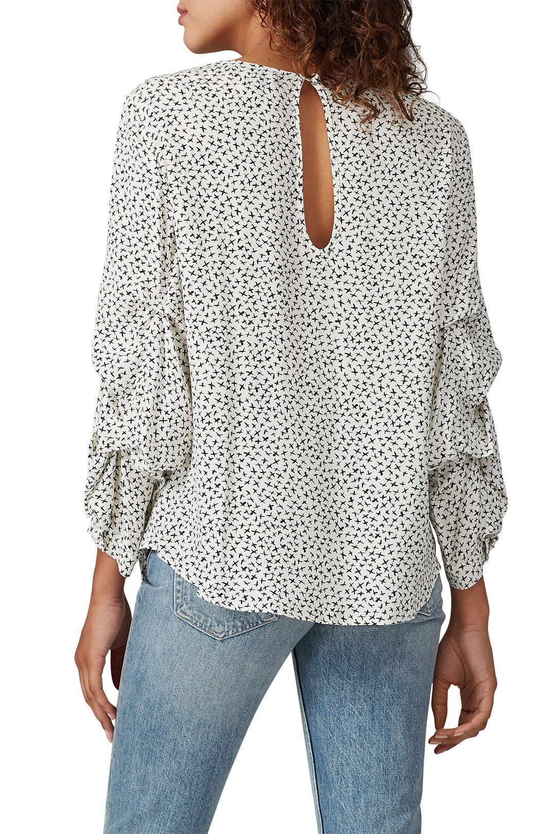 Ruched Sleeve Top by Fifteen Twenty 2