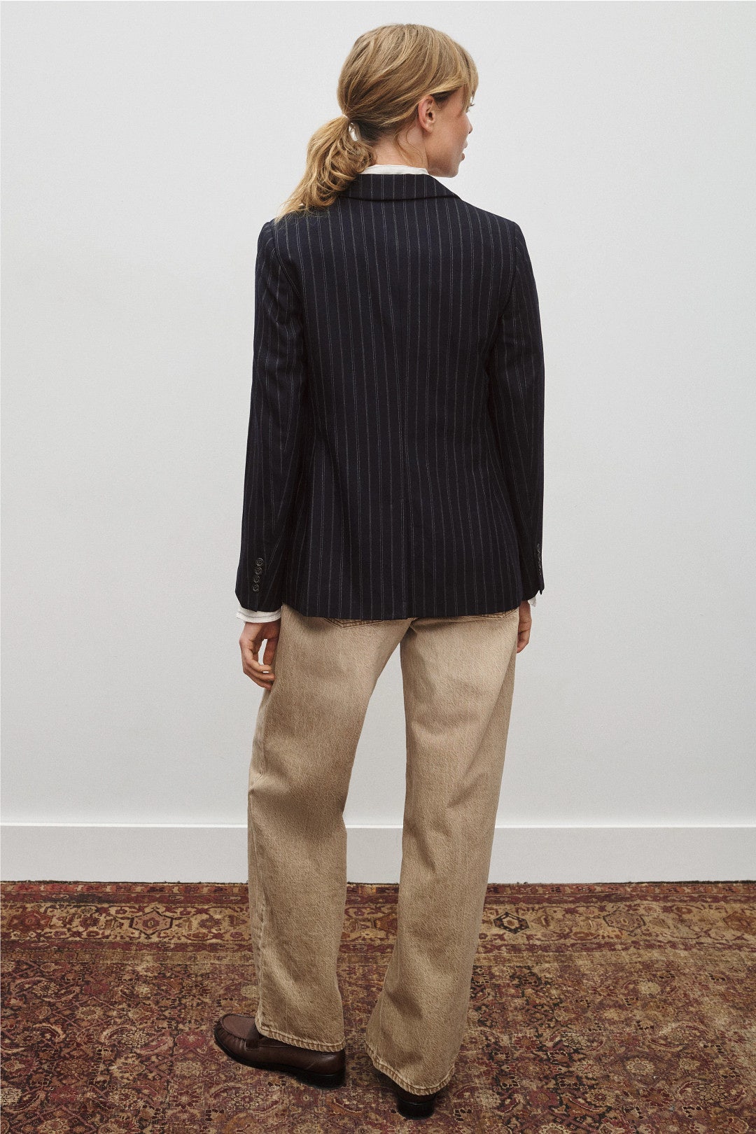 Pinstripe Structured Blazer by Lauren Ralph Lauren 2