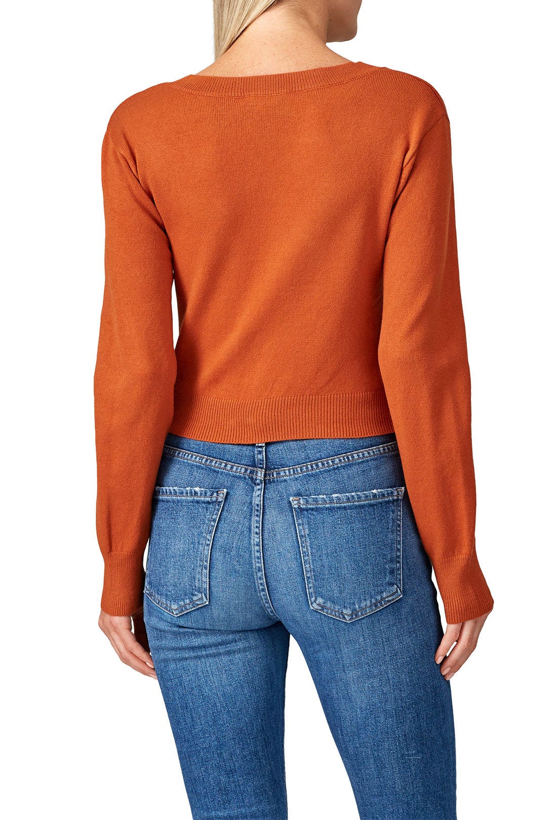 Camel Front Twist Sweater by J.O.A. 2