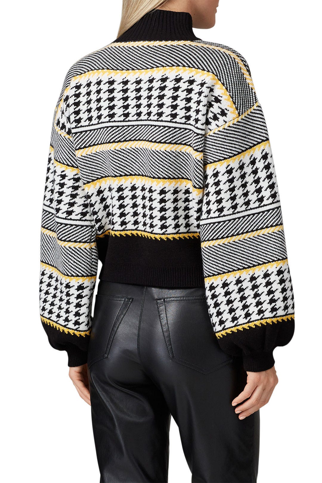 Printed Mock Neck Sweater by Louna 1