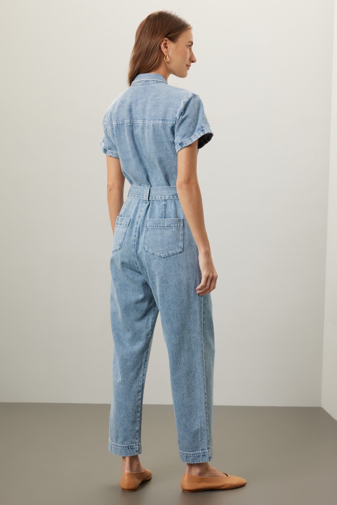 Splendid Women's Tank Jumpsuit - Soft Jersey With Self-Tie Belt & Back Keyhole