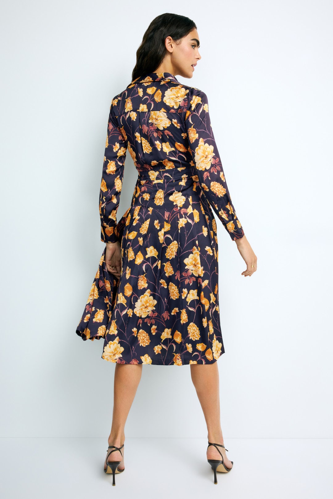 Button Down Pleated Dress