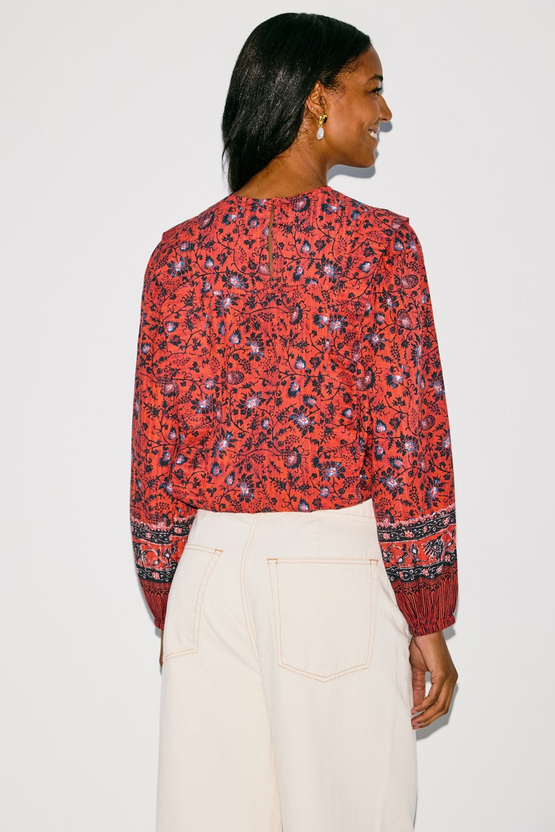 Prisha Floral Blouse by Ulla Johnson - Photo 2