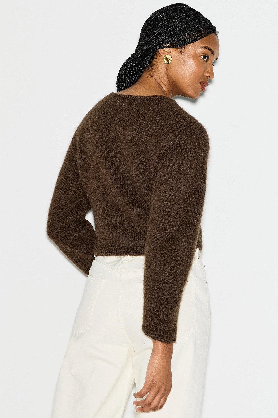 Brown Zharea Cardigan by By Malene Birger 2