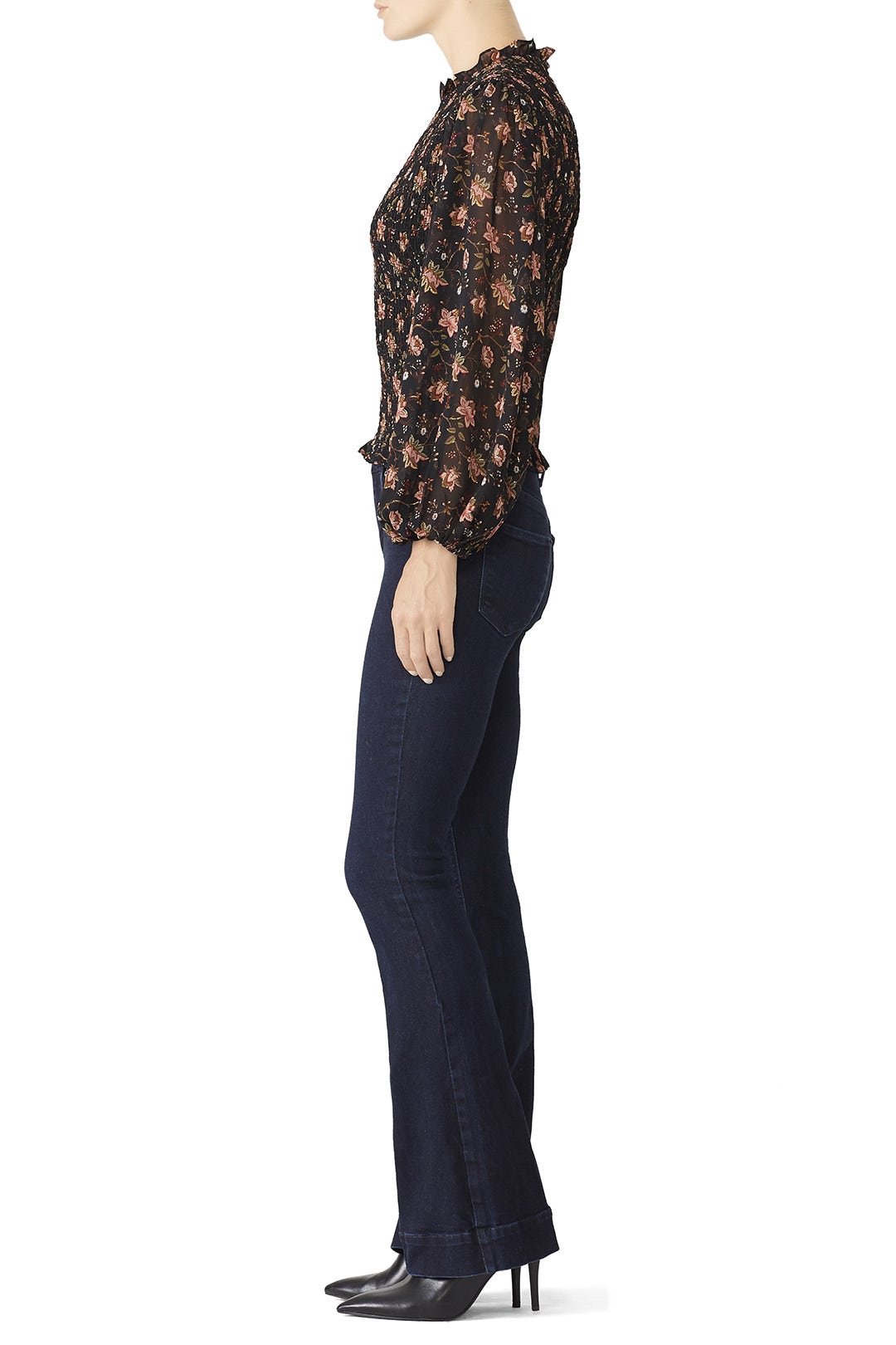 Floral Blouson Sleeve Top by J.O.A. 1