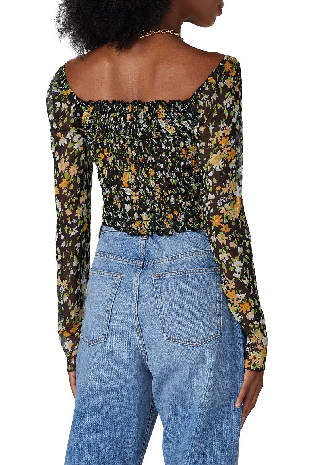 Floral Ruched Body Top by Louna 2