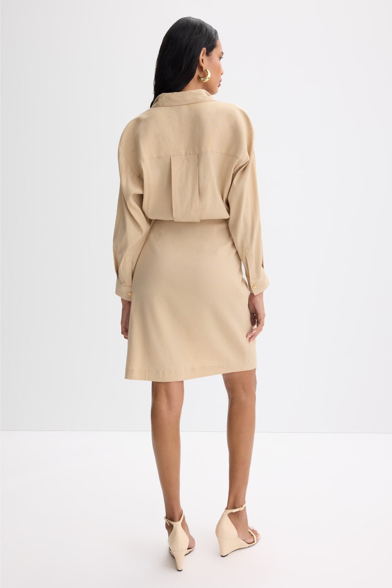 Rilinen Wrap Dress by Maje - Photo 2