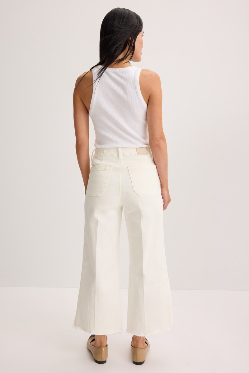 Aneesa Petite Wide Leg Jeans by PAIGE - Photo 2