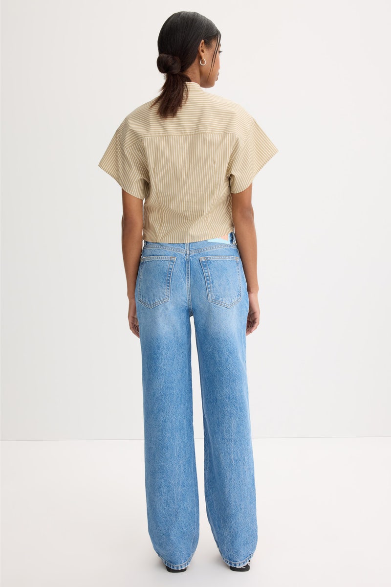 Gretchen Stripe Poplin Shirt by rag & bone - Photo 2