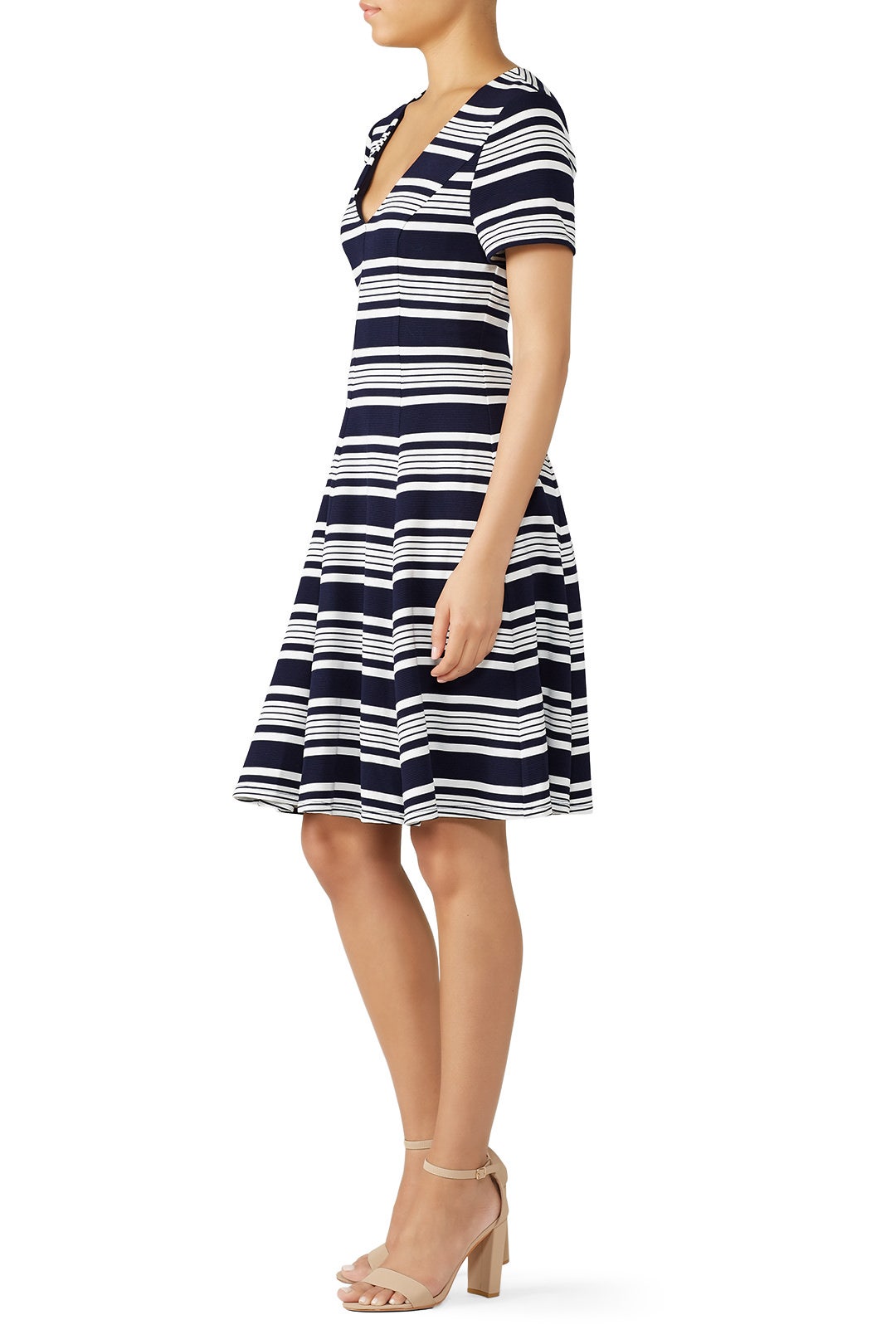 Navy Nautical Stripe Dress by Slate & Willow 2