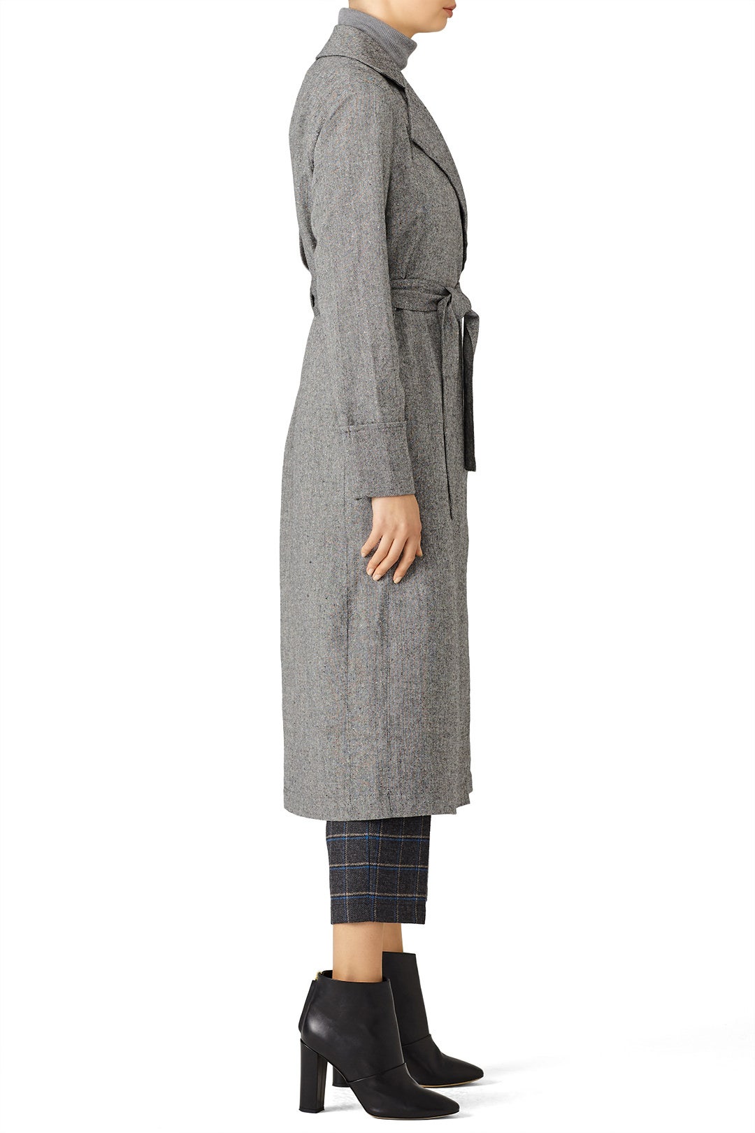 Grey Harmonic Coat by The Fifth Label 1