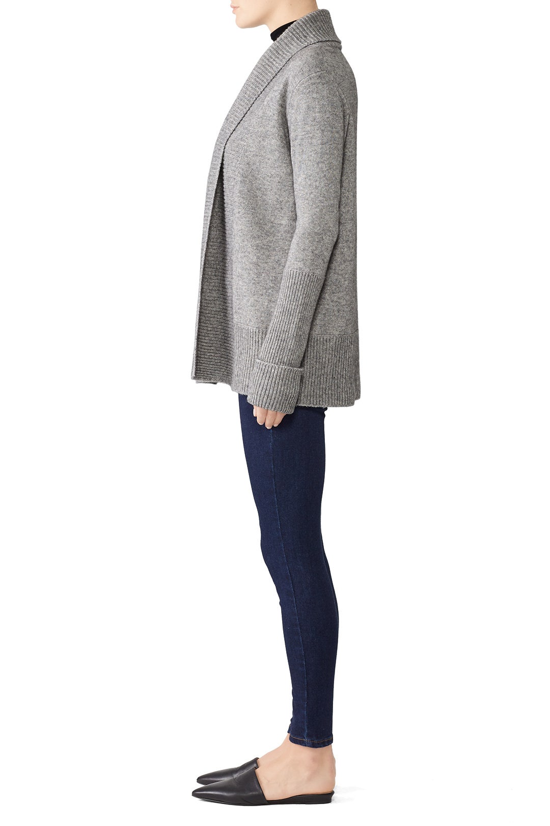 Wide Collar Cardigan by VINCE. 2