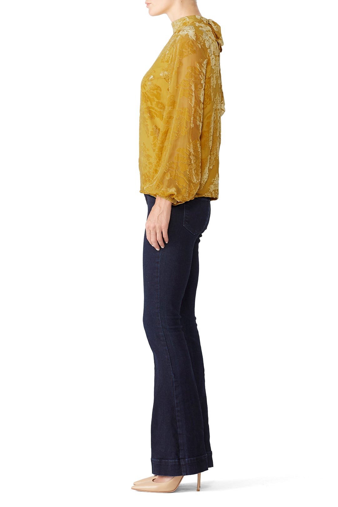 Oxford Velvet Top by YUMI KIM 1