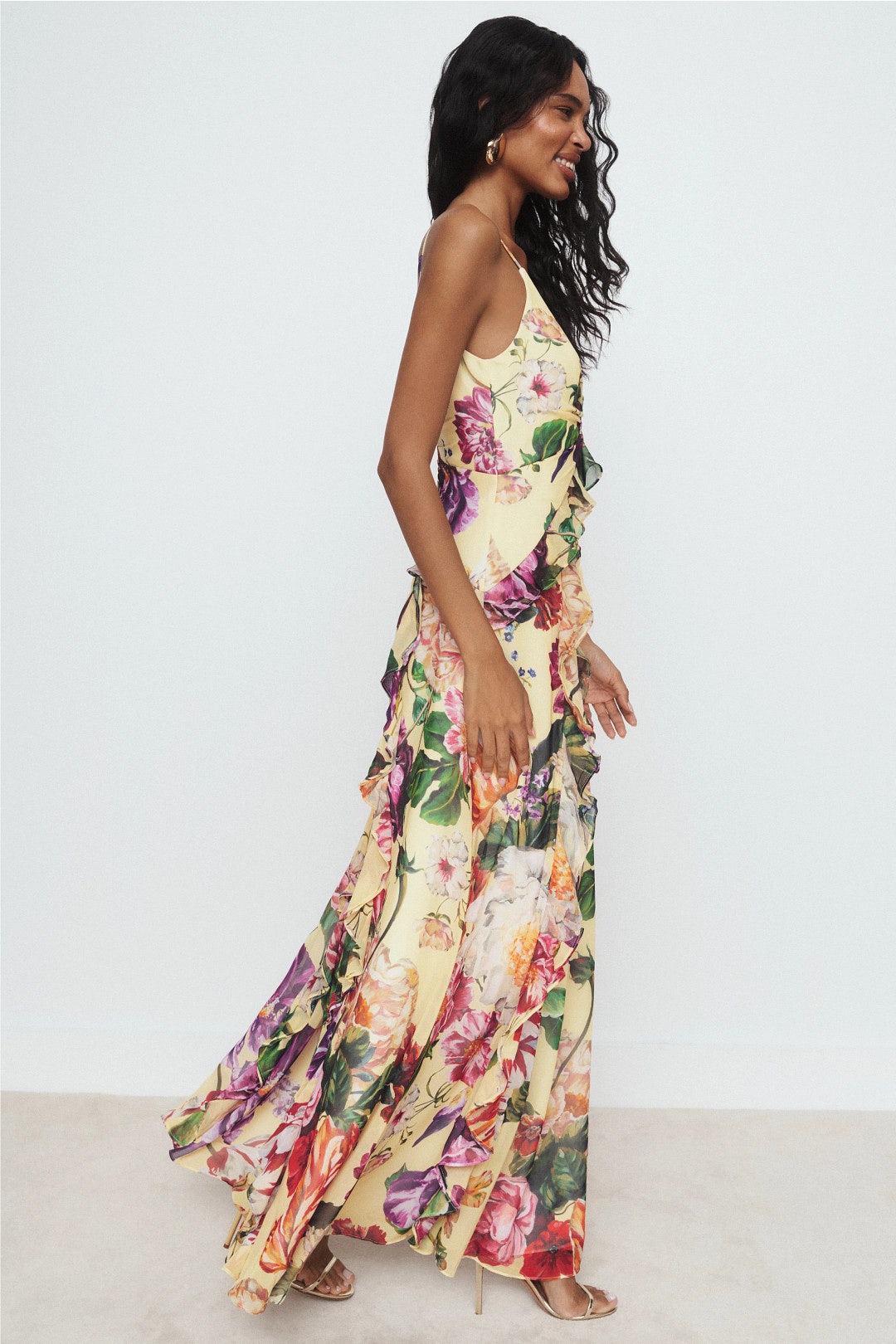black long glitter dress Joyce Maxi Dress