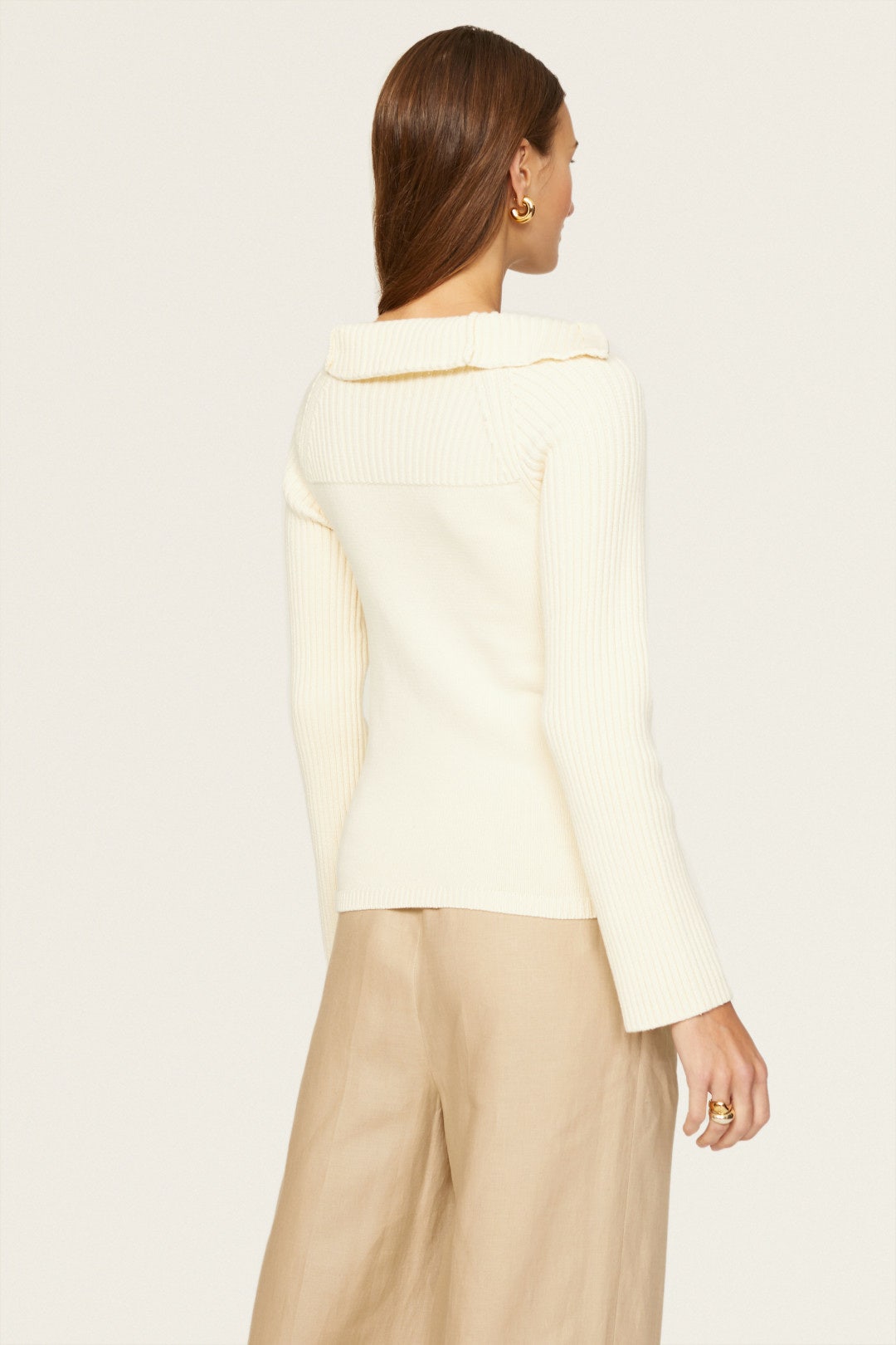 Cierra Zip Front Sweater by Modern Citizen 2