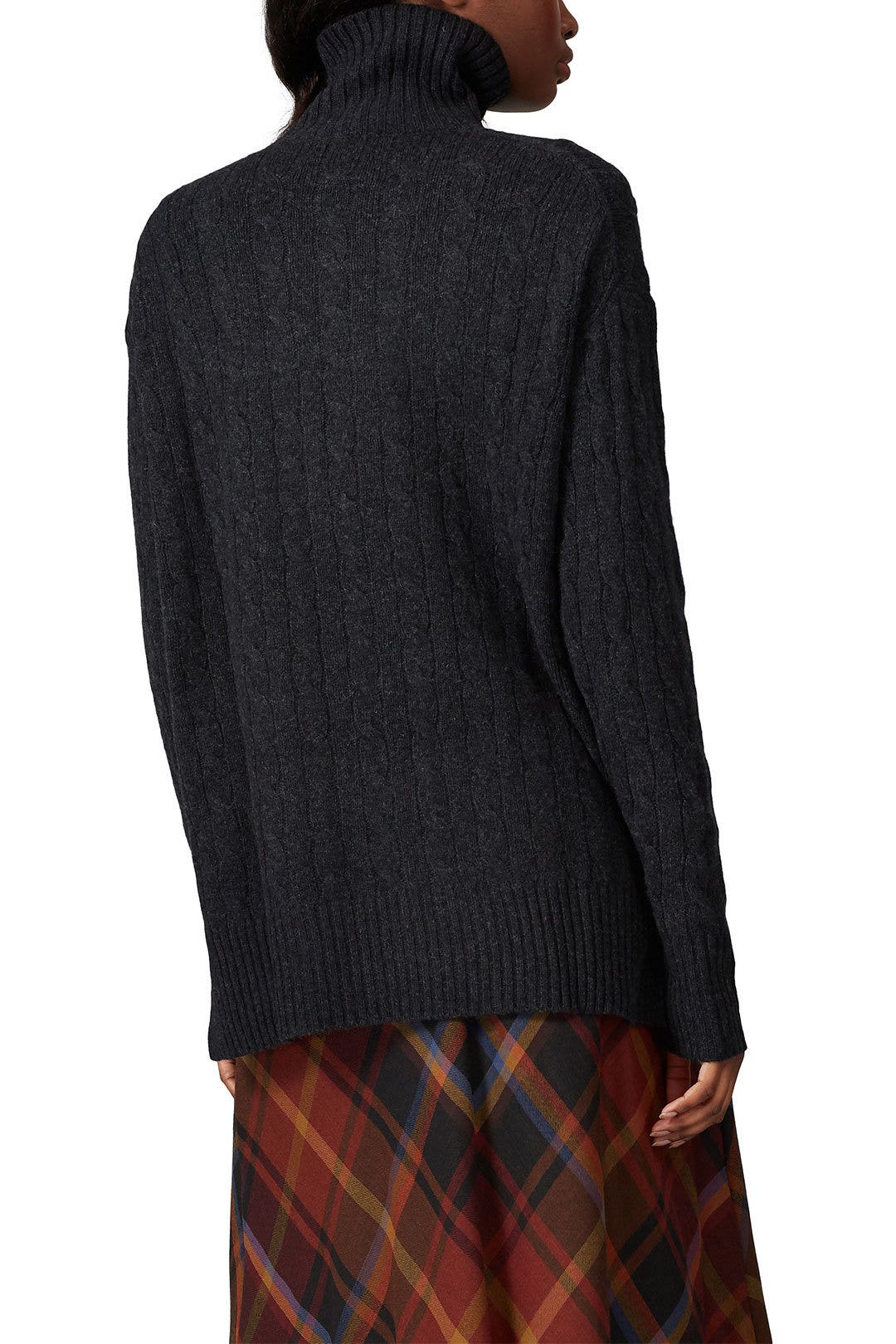 Grey Relaxed Turtleneck by Polo Ralph Lauren 1