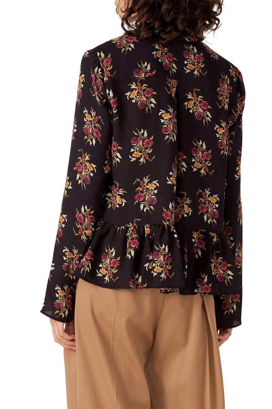 Floral Button Front Top by Thakoon x RTR 1