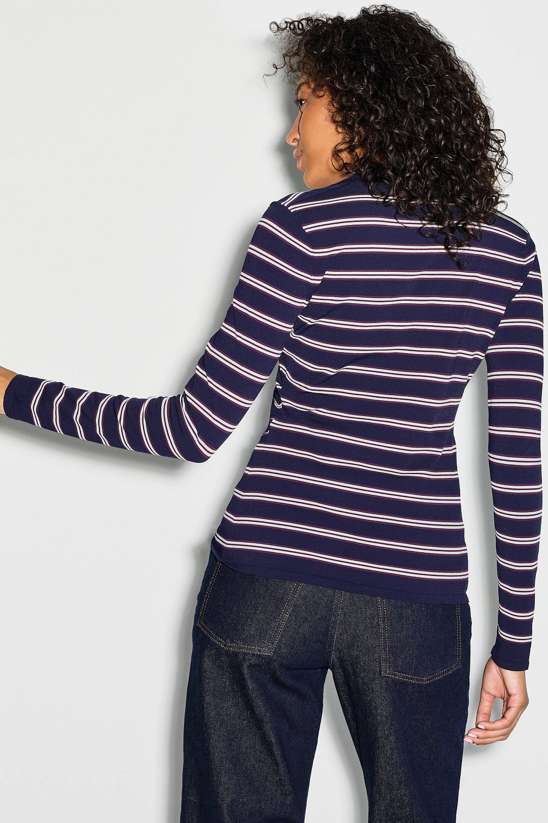 Camiline Striped Button Down Polo by Baum und Pferdgarten 2