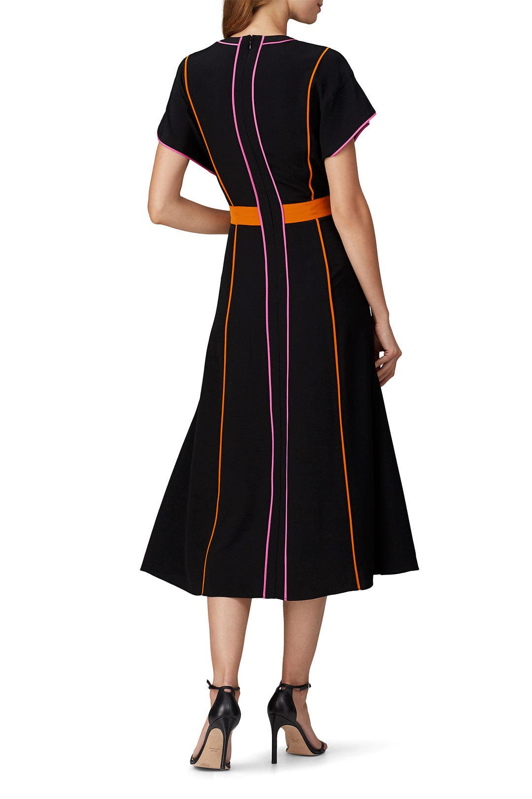 Neon Piping Davina Dress by Diane von Furstenberg 2