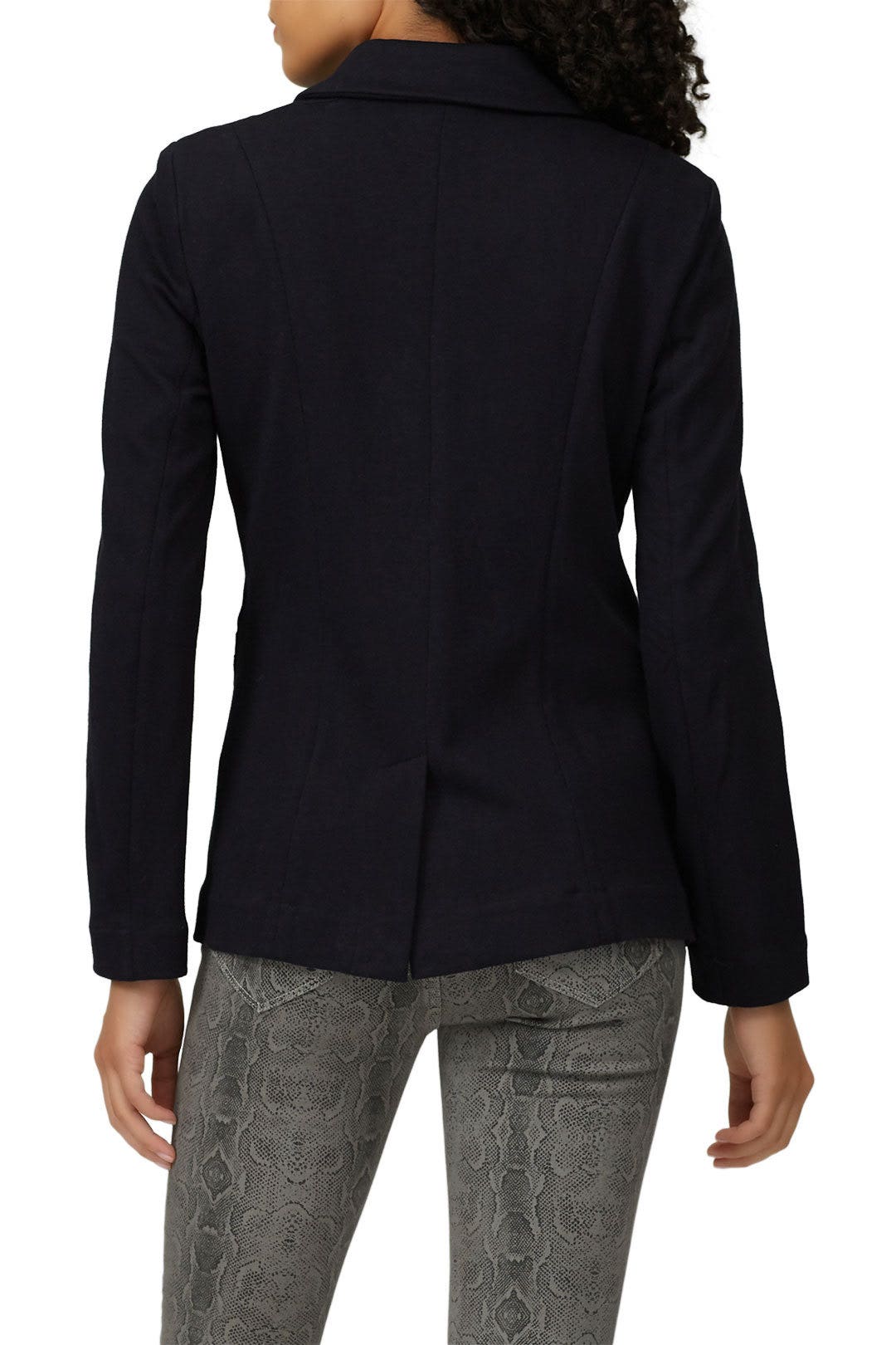 Black Knit Blazer by KINLY 2