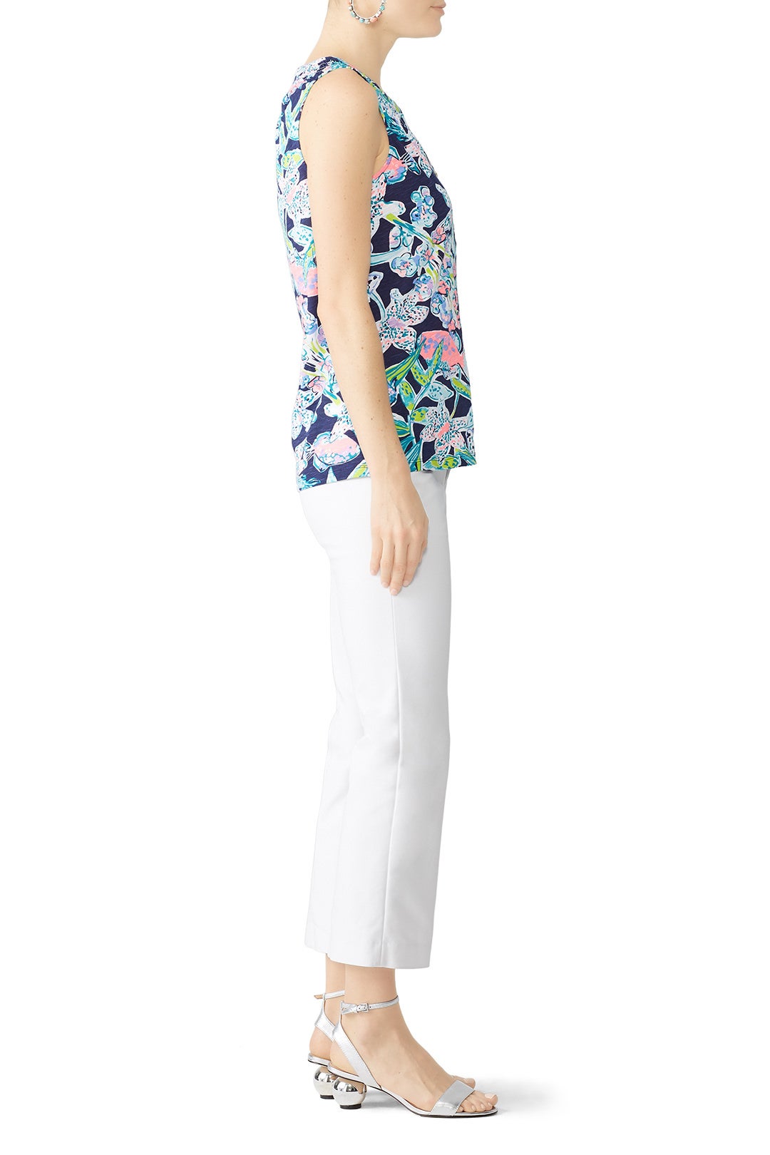 Bright Navy Essie Top by Lilly Pulitzer 1