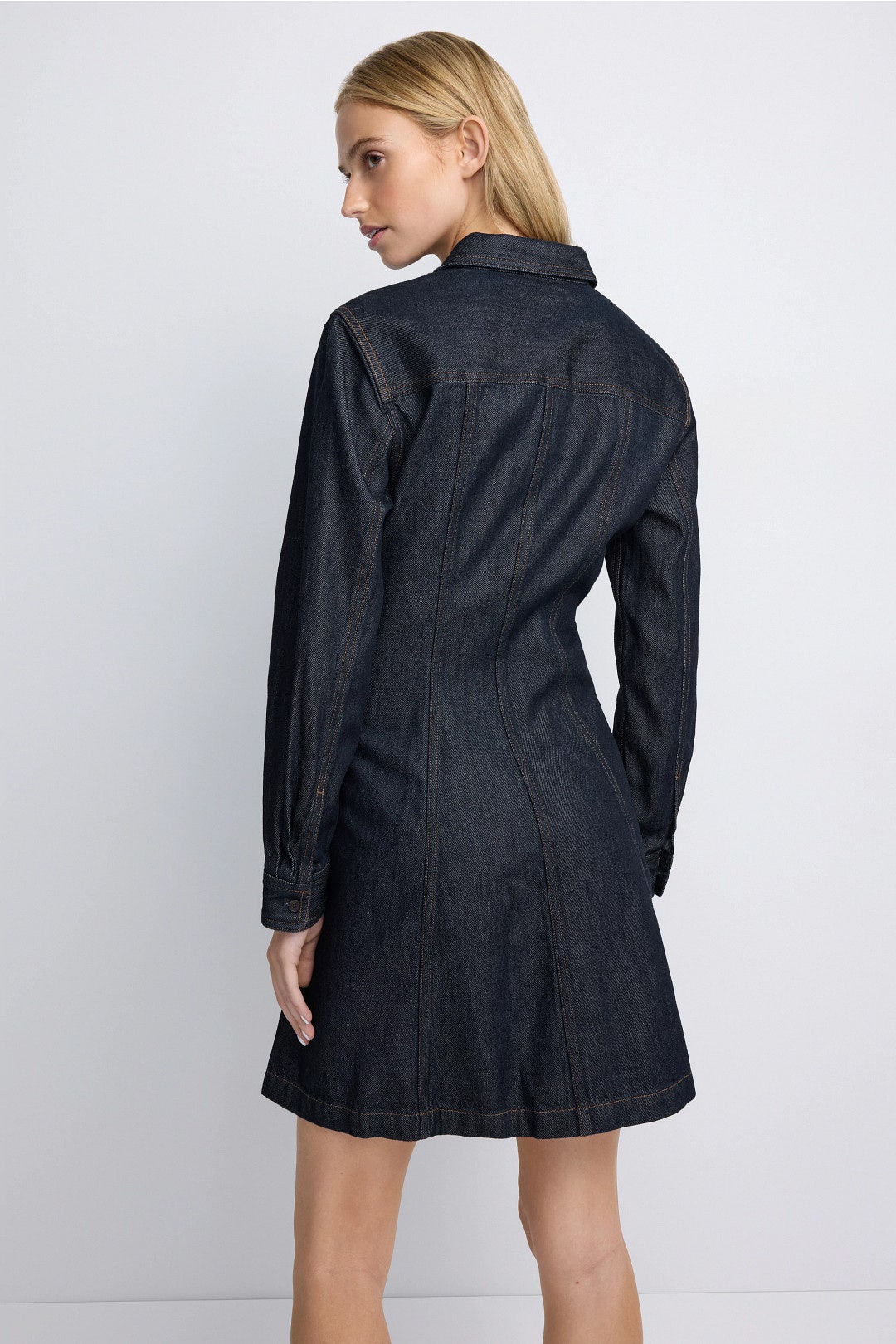 Seamed Denim Mini Dress by Madewell 2