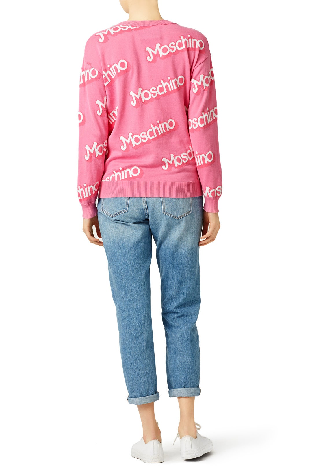 Think Pink Sweater by Moschino 2