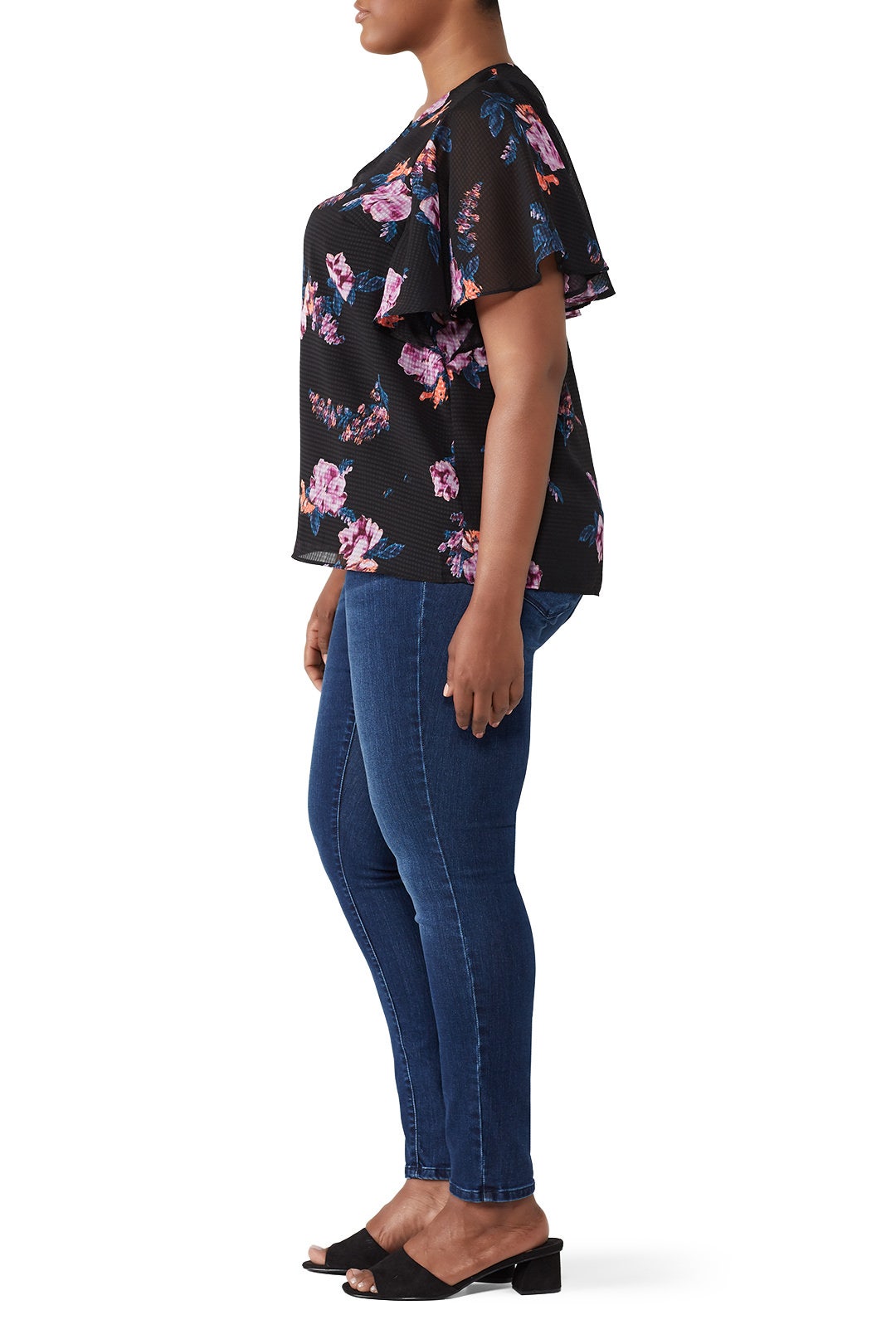 Floral Flutter Sleeve Top by Rachel Rachel Roy 1