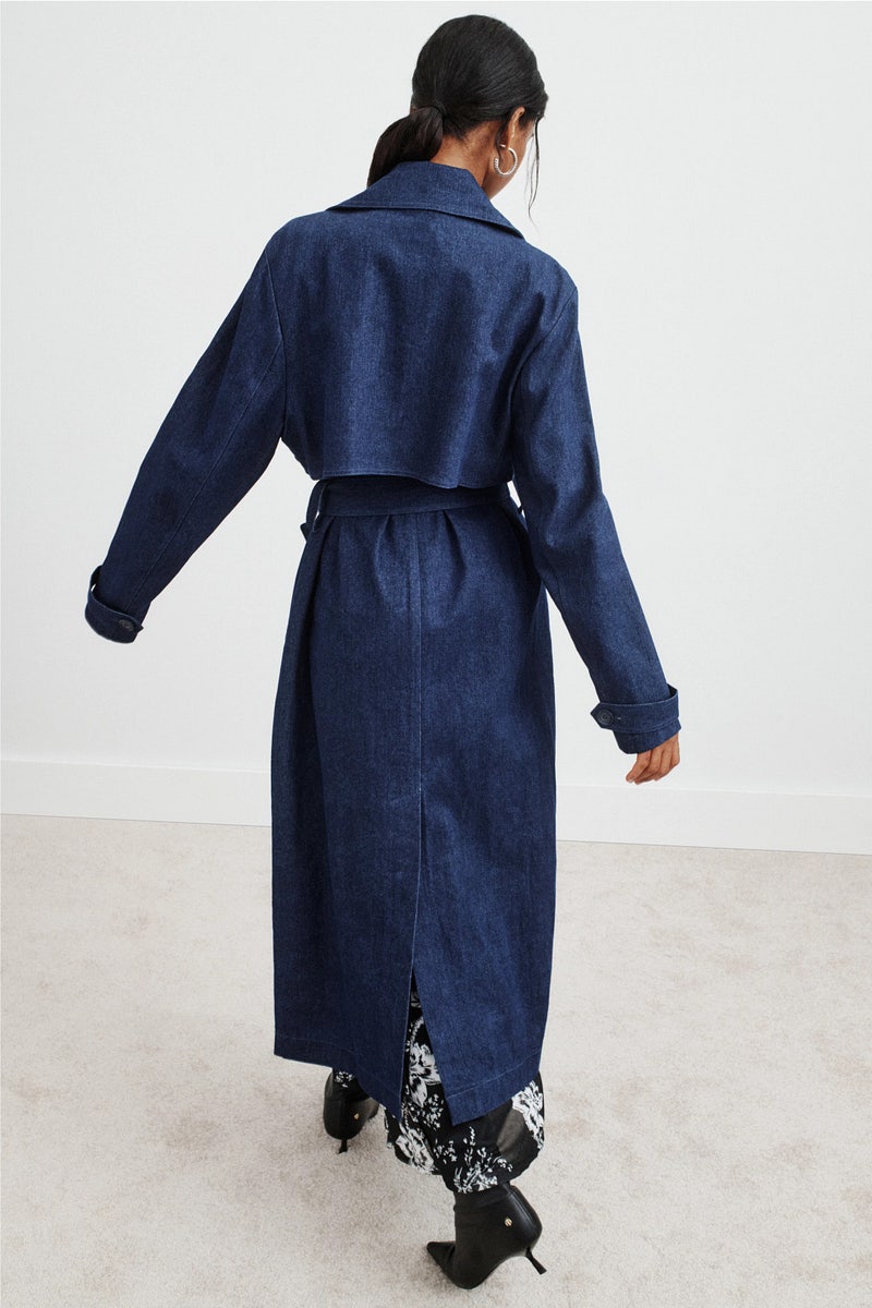 Leon Denim Trench Coat by Suboo - Photo 2