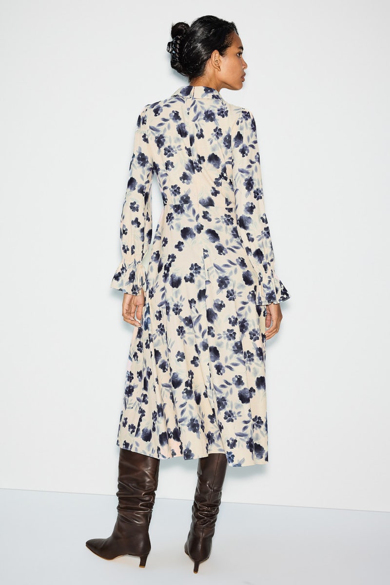 Floral Water Color Midi Dress by Alexia Admor - Photo 2