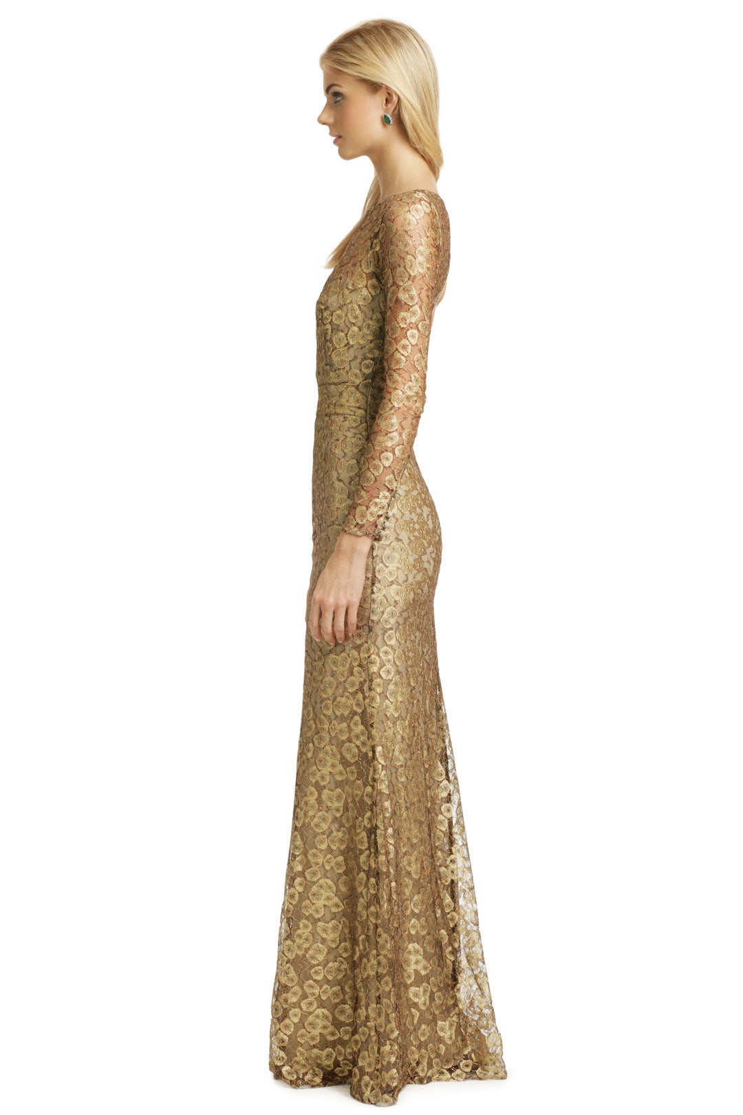 Gold Cassia Gown by Issa 2