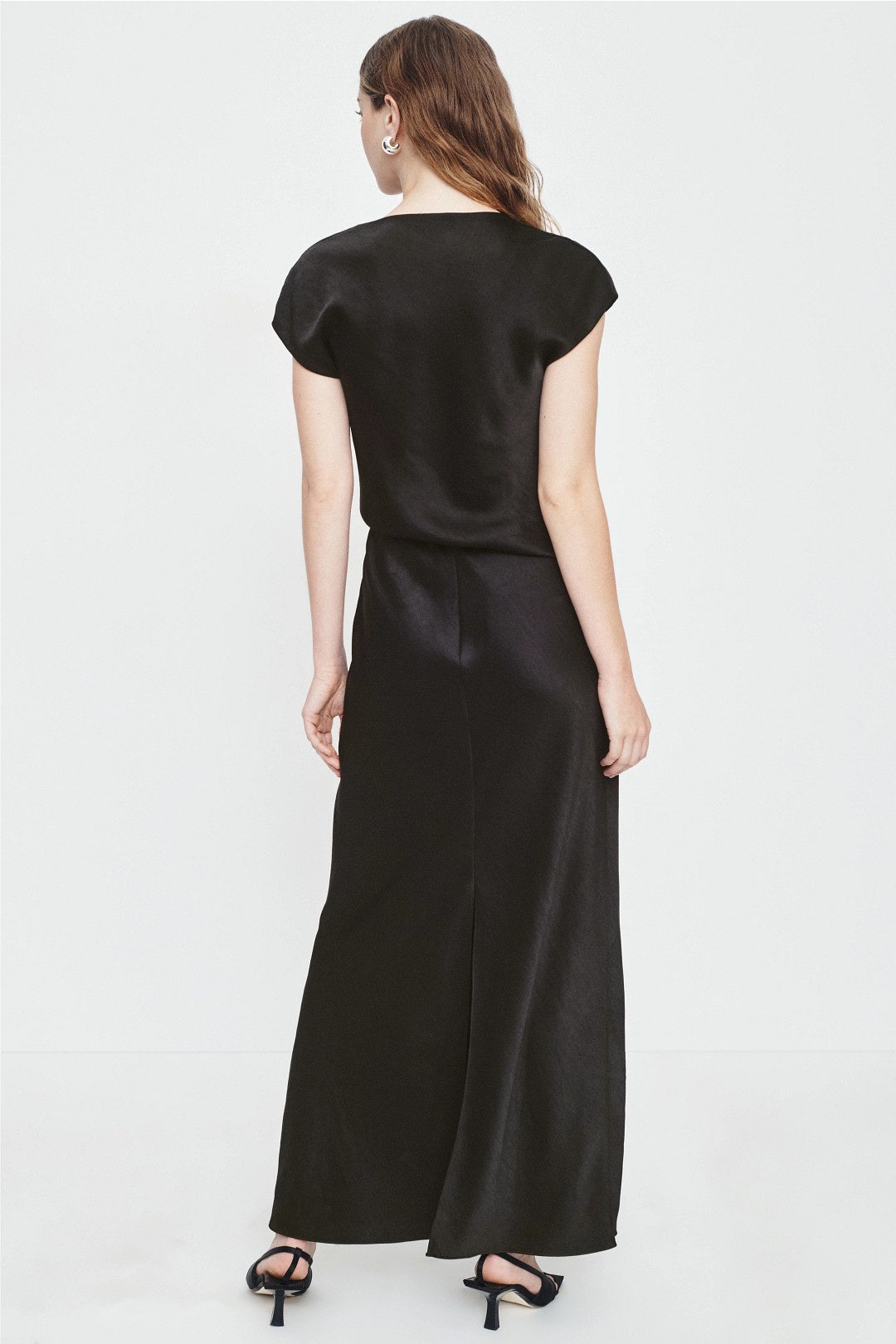 Draped Cowl Neck Dress by VINCE. 2
