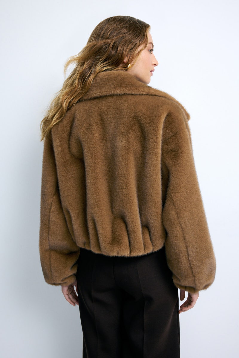 Hazel Faux Fur Jacket by A.L.C. - Photo 2
