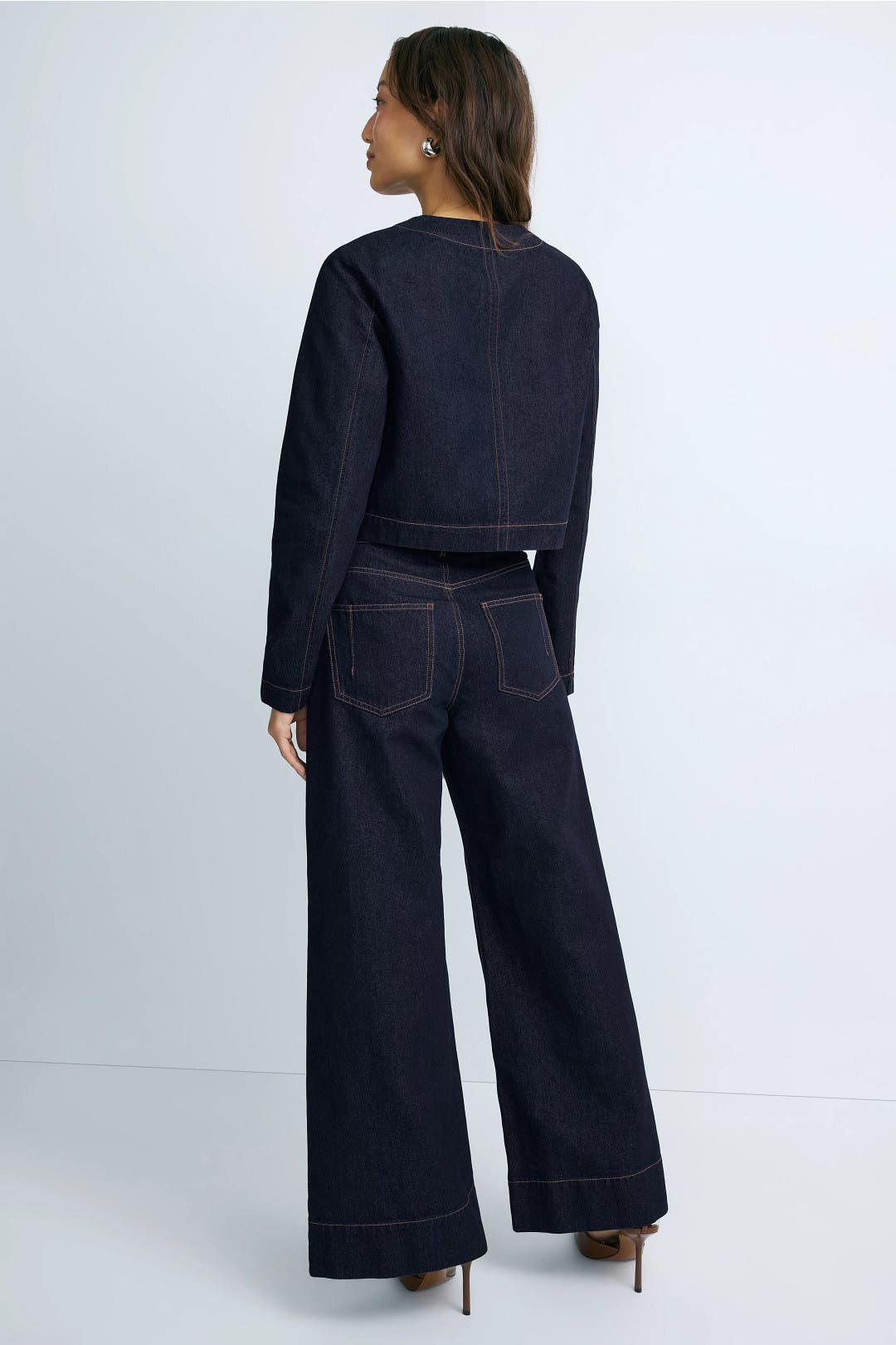Sparkly Wide Leg Jeans by Derek Lam 10 Crosby x RTR | Rent the Runway