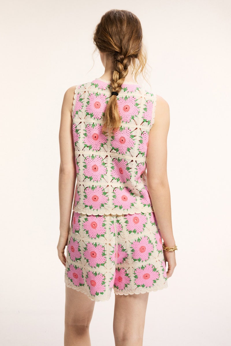 Crochet Flower Tank Top by CeCe - Photo 2