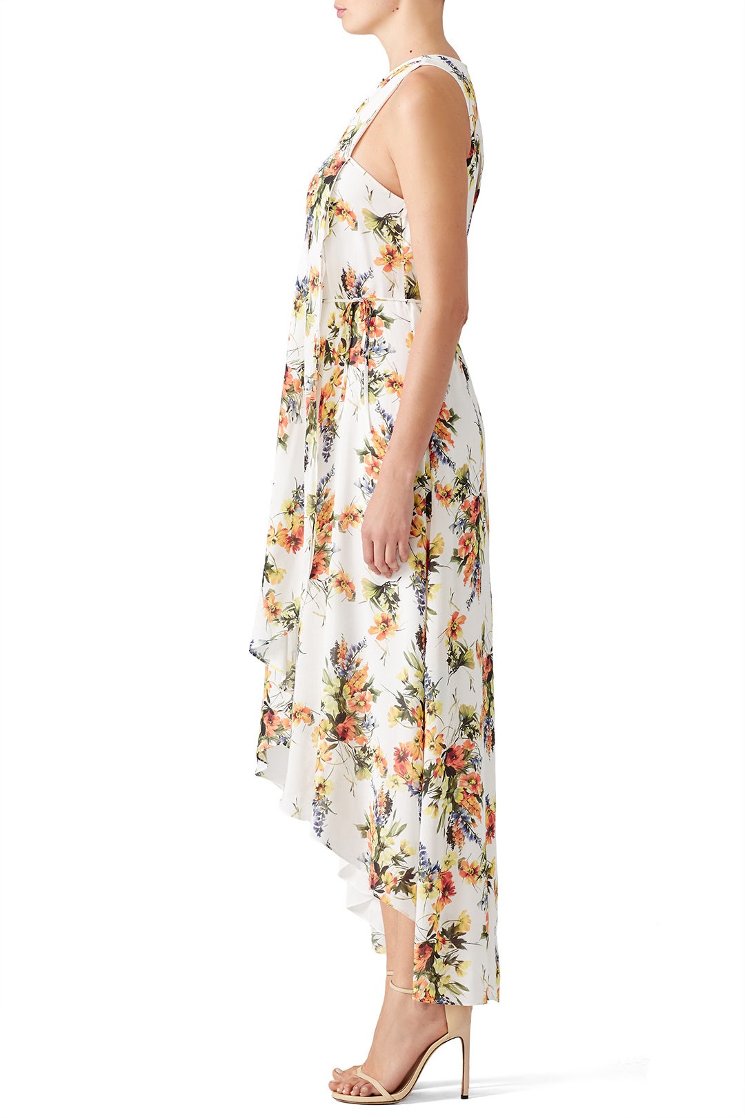 Floral Jane High Low Maxi by Haute Hippie 2