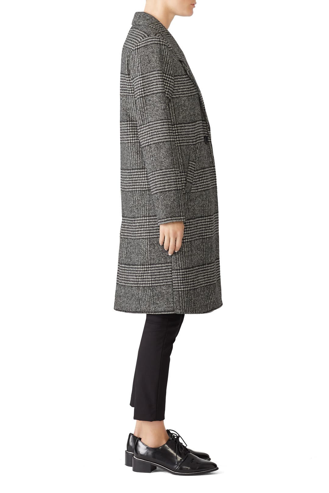 Exotic Check Coat by Shilla | Rent the Runway