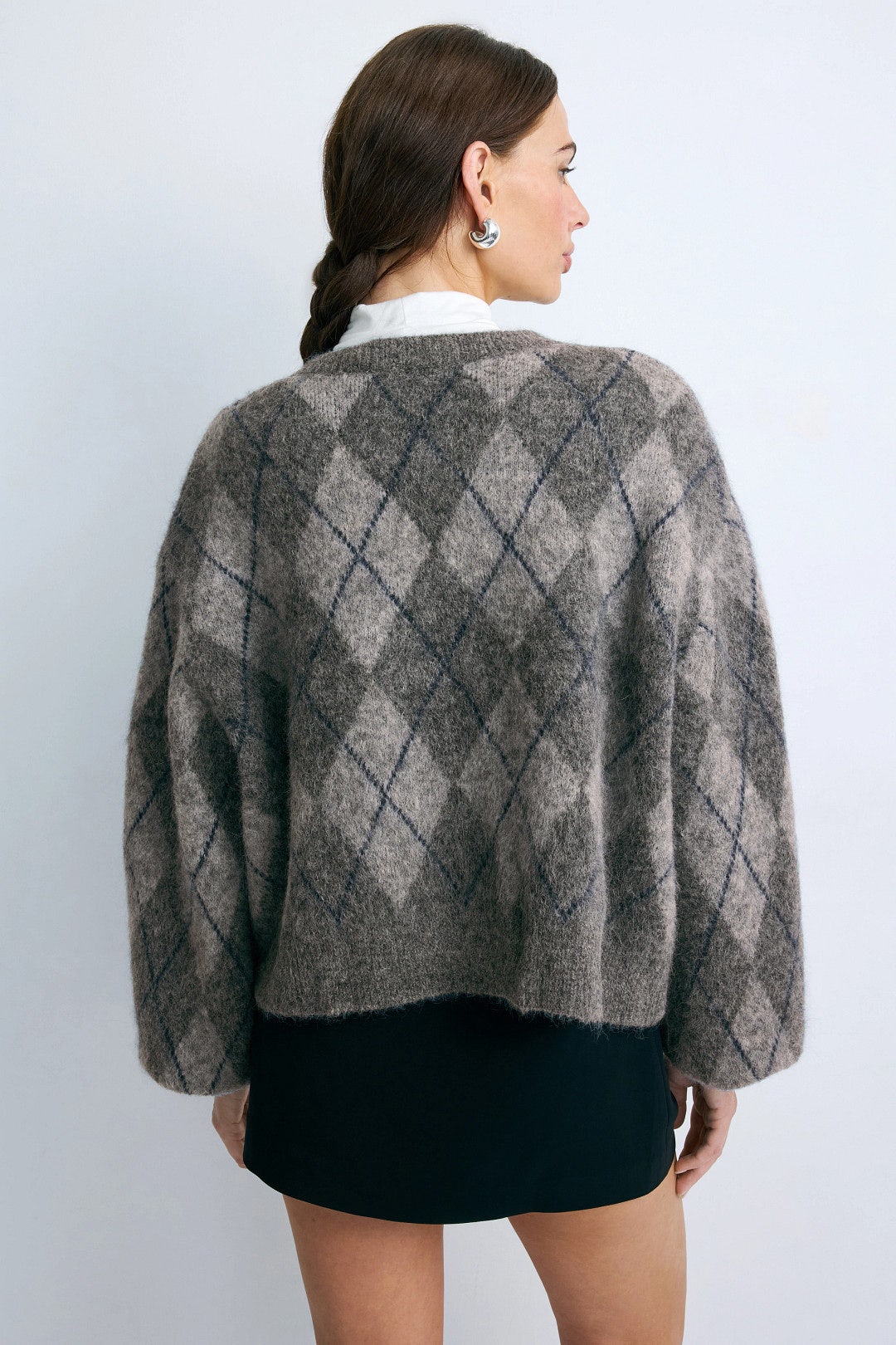 Sasi Checkered Cardigan by Gestuz 2