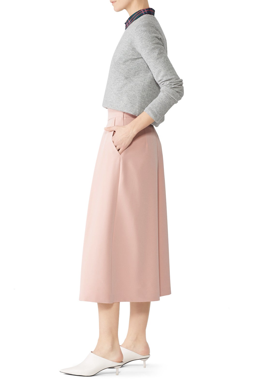 Italian Cady Culotte Pants by Milly 2