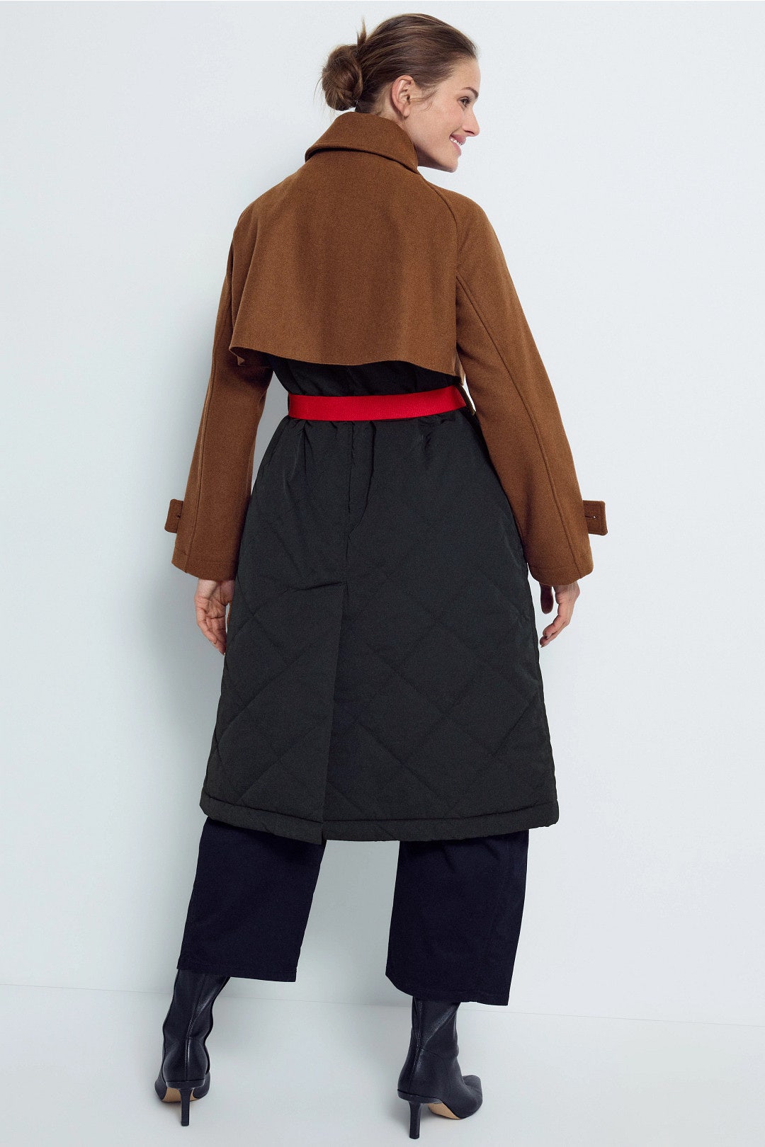 Combo Puffer Coat by PLAN C x RTR 2