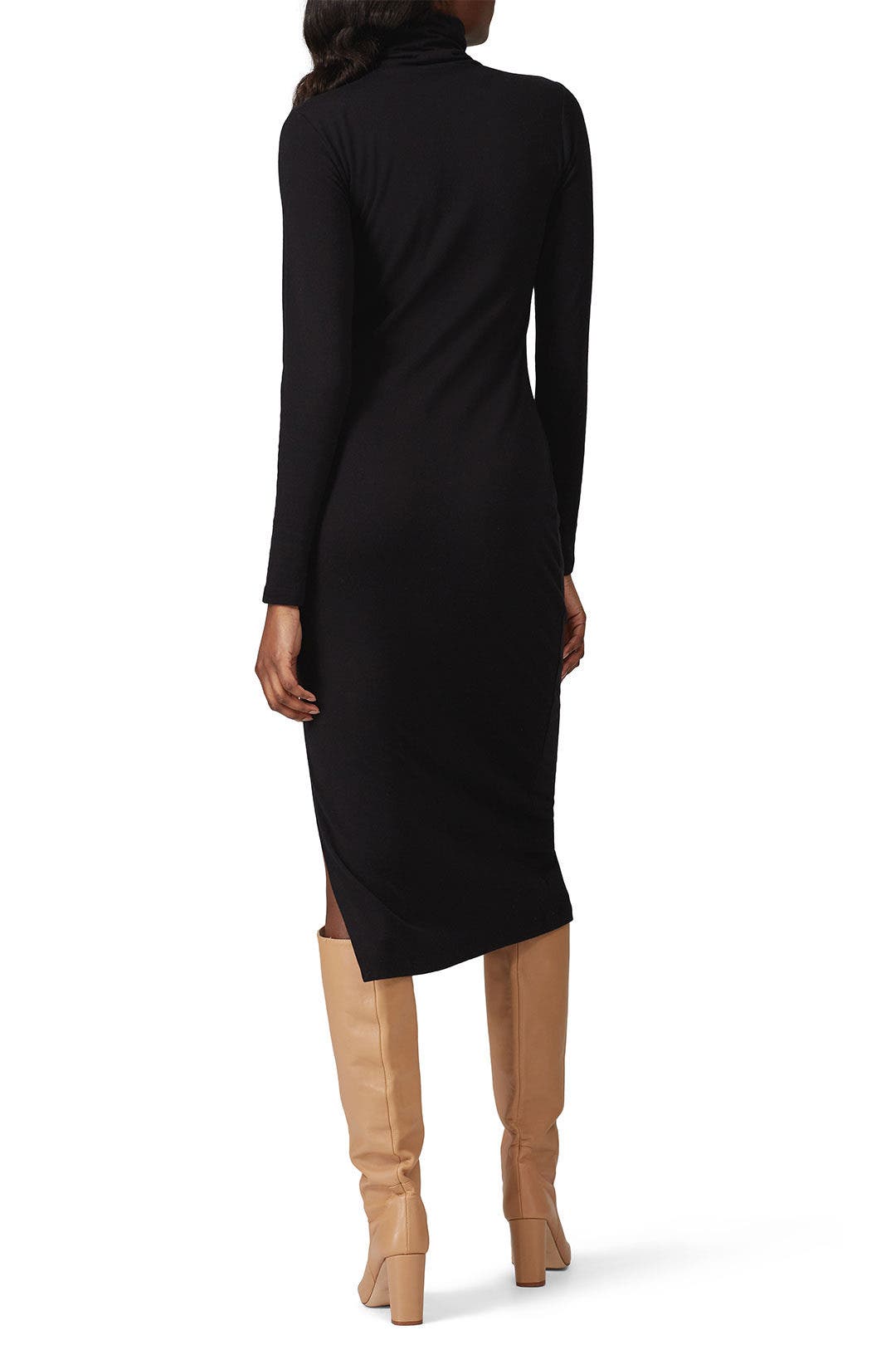 black dress turtleneck sweater Savanah Midi 20% PolyamideStyle NumberSTD13040 How To Style A Simple